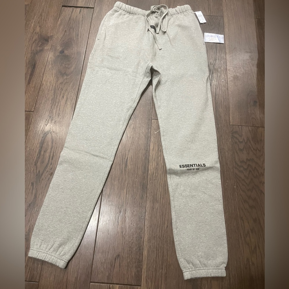 Essentials fear of god dark oatmeal pants